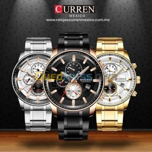 Promotion fin d'année montre CURREN or