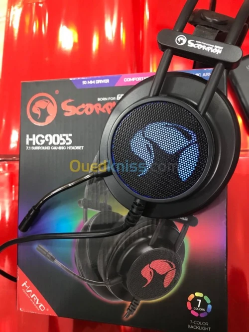 Casque gaming Marvo scorpion HG9055