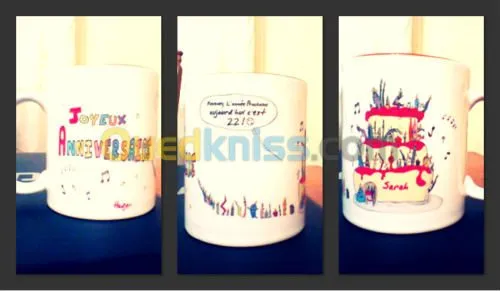 sublimation sur tasses a café (chope)