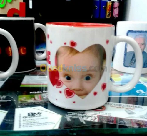 sublimation sur tasses a café (chope)