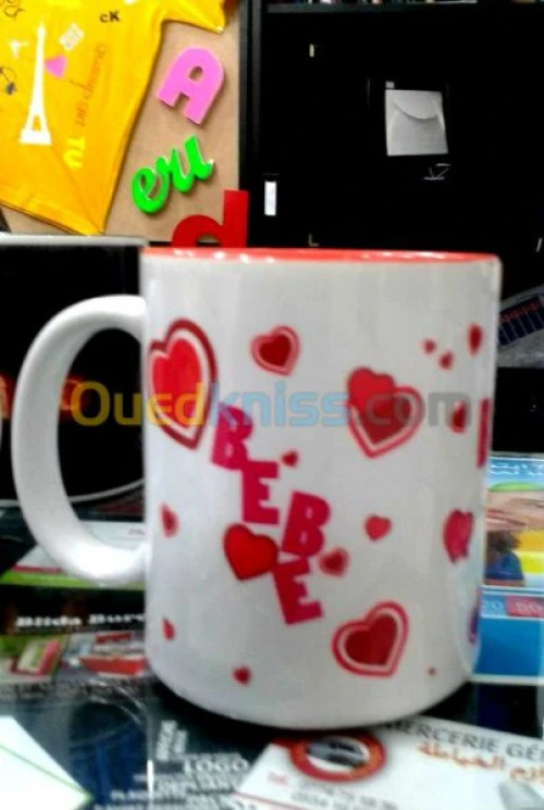 sublimation sur tasses a café (chope)