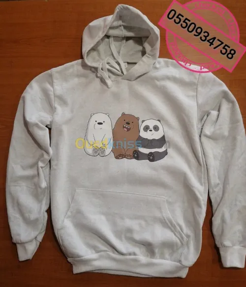Sweat capuche et t-shirt personnalisés