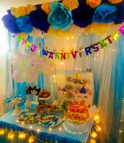 Decoration et organisation de fêtes 
