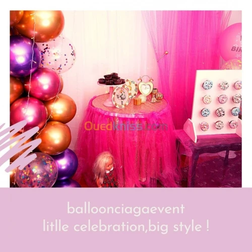 Decoration et organisation de fêtes 
