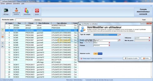 Logiciel file d'attente