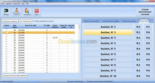 Logiciel file d'attente