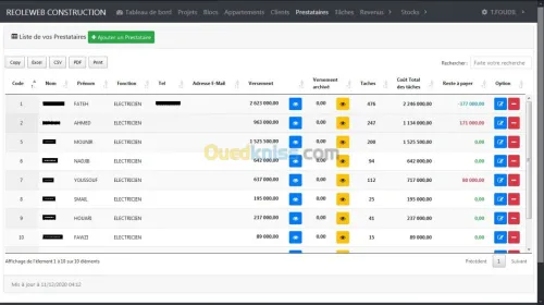 Application de gestion des tâches cons