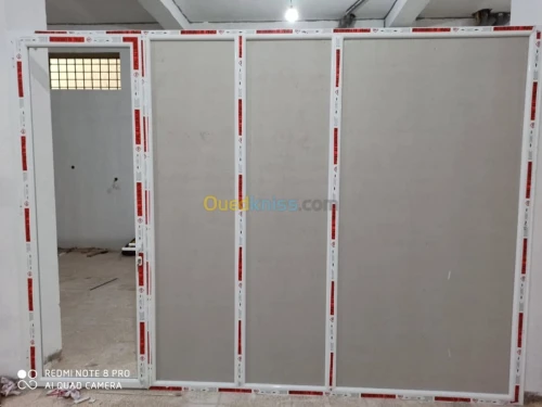 Menuiserie aluminium et pvc et placo