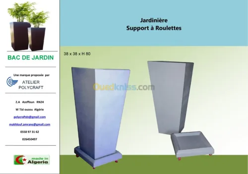 BAC DE JARDIN