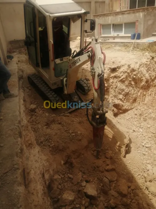 Location mini pelle Terex TC16 2018