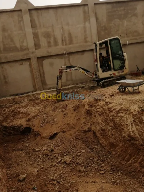 Location mini pelle Terex TC16 2018