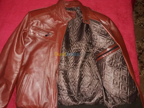 Veste  cuire
