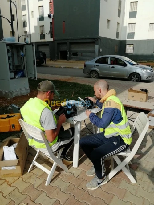 Reseau fibre optique الياف بصرية