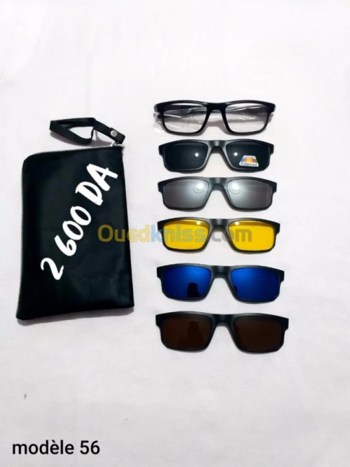 Pack lunettes 6en1 homme et femme 