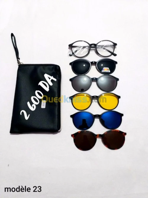 Pack lunettes 6en1 homme et femme 