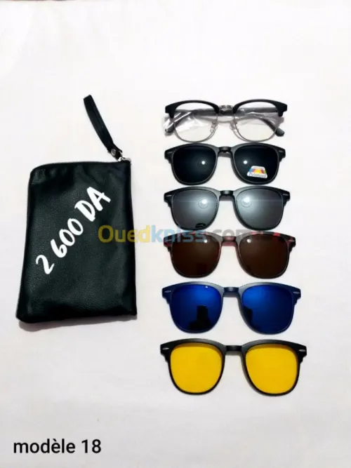 Pack lunettes 6en1 homme et femme 