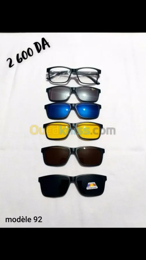 Pack lunettes 6en1 homme et femme 