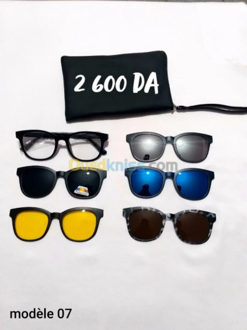 Pack lunettes 6en1 homme et femme 