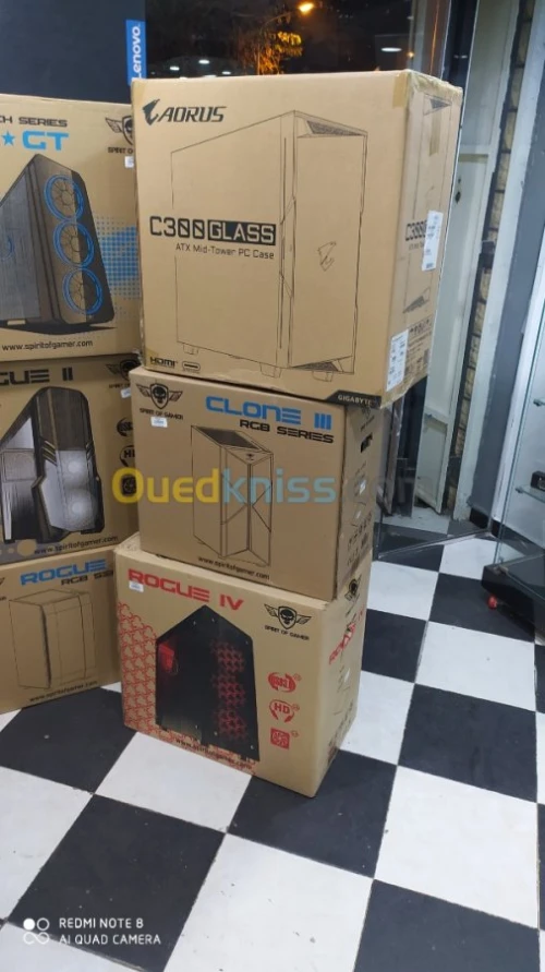 BOÎTIER HAUT GAMME AORUS CORSAIR NZXT