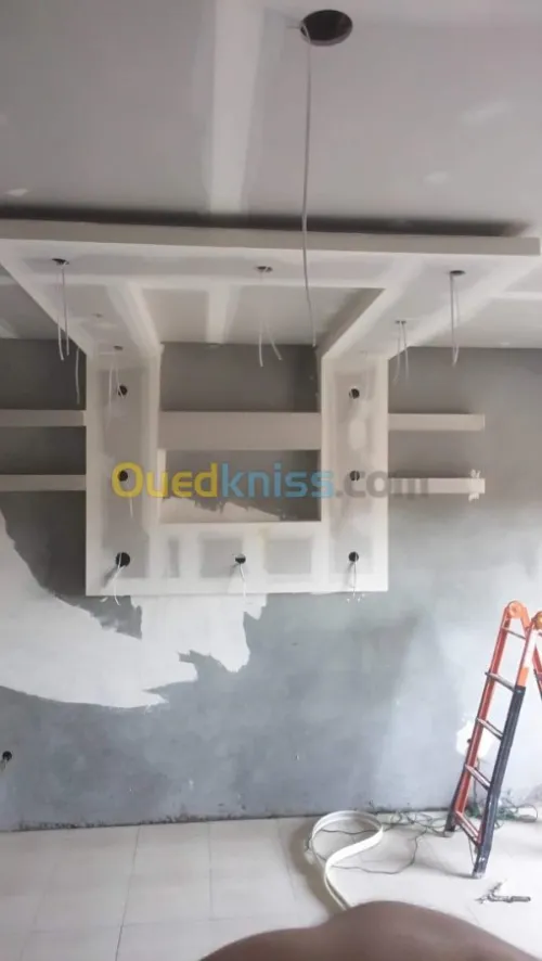 Aluminum et faux plafond pvc  et ba3