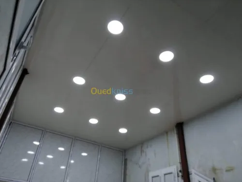 Aluminum et faux plafond pvc  et ba3