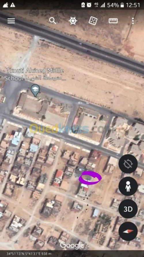 Vente Terrain Biskra Biskra