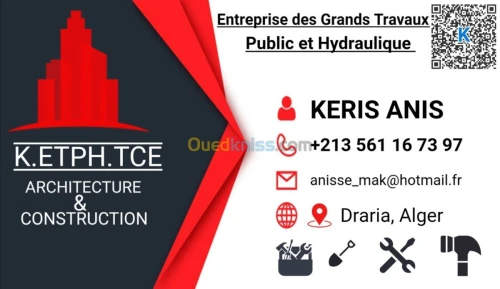 Architecture , travaux bâtiments 