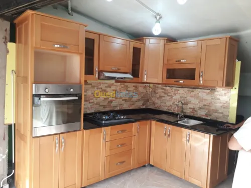 Cuisine de  luxe en bois HETRE,MDF,HDF