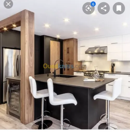 Cuisine de  luxe en bois HETRE,MDF,HDF