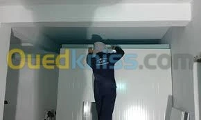 Installation des chambres froides 