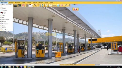 Logiciel gestion station Essence