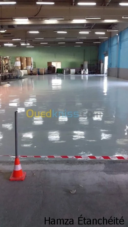 Entreprise spécialisée dans la Revêtement de sol en tout genre (Résine époxy industrielle, réhabilitation de bassin de rétention et l'étanchéité liquide,...)