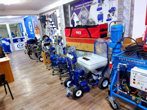Machine de peinture et enduit airless