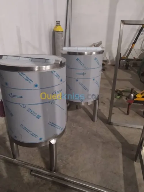 Cuve inox sur mesure matériel agroalim