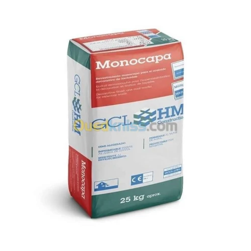 Monocapa et mortier 