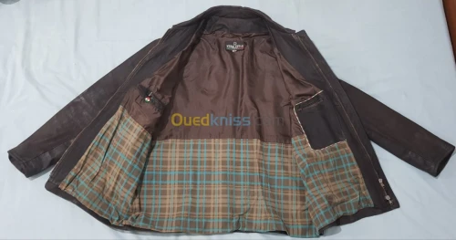 Veste cuir fabriqué a la main en itali