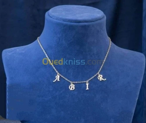  chaines d'argent  pur avec طابع