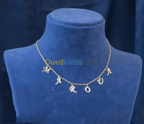  chaines d'argent  pur avec طابع