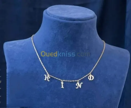  chaines d'argent  pur avec طابع