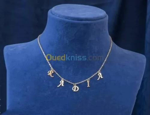  chaines d'argent  pur avec طابع