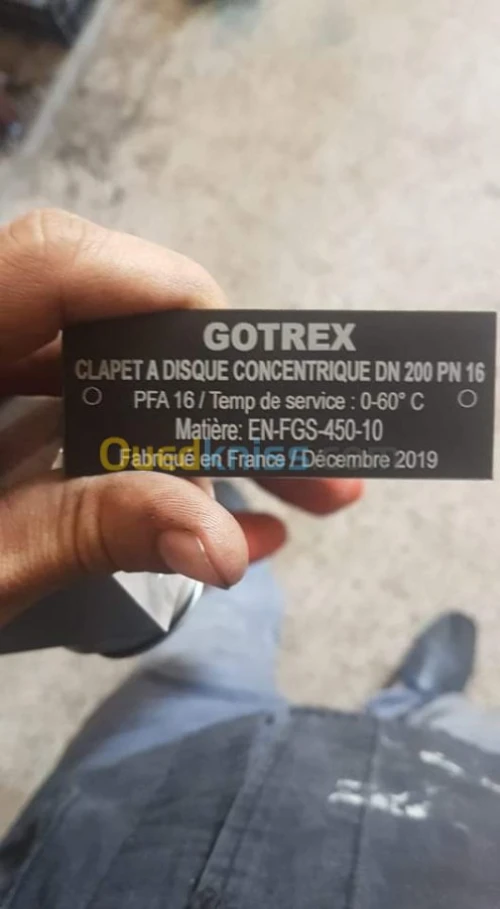 Plaques Industrielles Gravées au laser