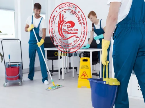 Tous travaux de nettoyage de désinfect