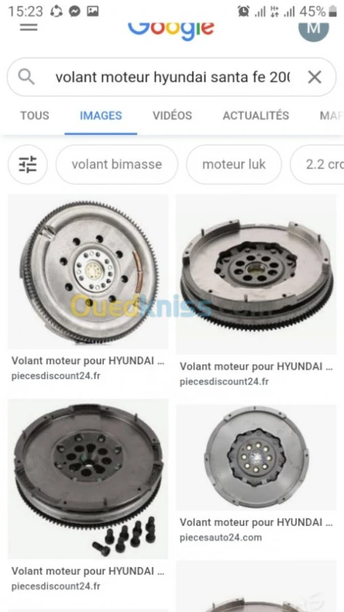 Voulant moteur hyundai sontafe 2