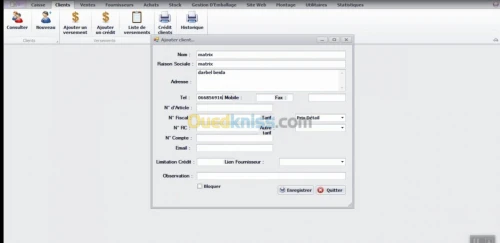gestion de stock pieces detachees 