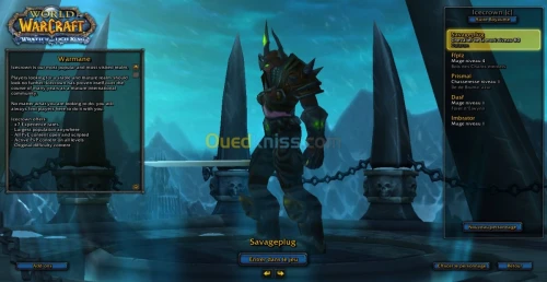 World of warcraft warmane server