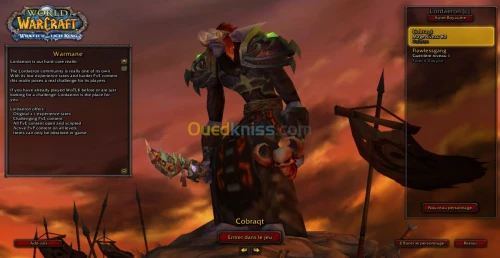World of warcraft warmane server