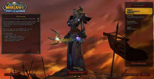 World of warcraft warmane server