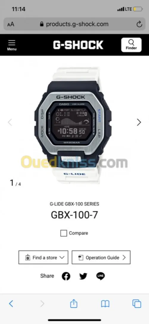 Montre Casio G-SHOCK GBX-100