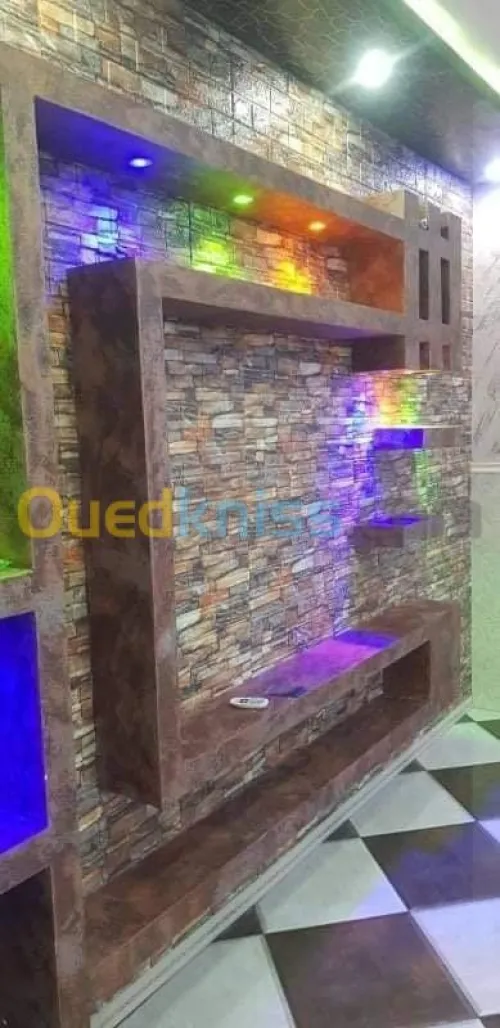 Plaque 3D antihumidité style lapierre 