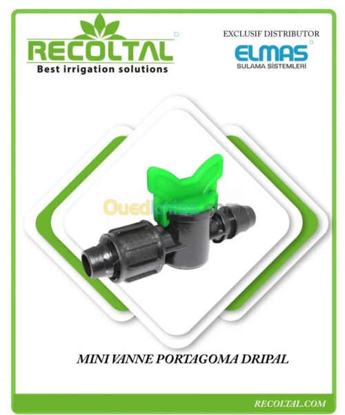 Mini vanne portagoma Dripal